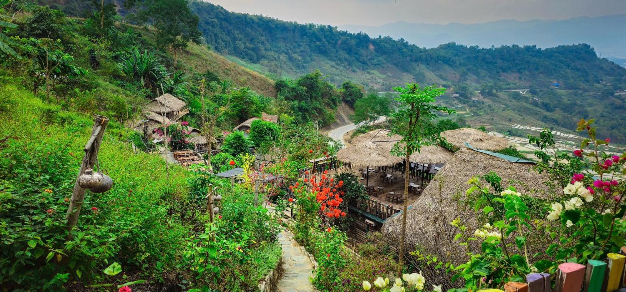 Ecolodge Ke Nenh Dien Bien Ban Him Lom Luaran gambar